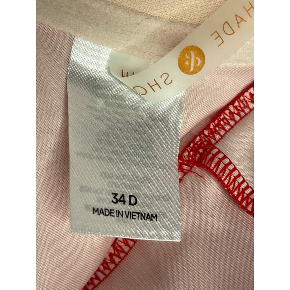 Shade & Shore Cabana Red Light Lift underwire one piece swimsuit size 34D NWOT - Picture 5 of 10